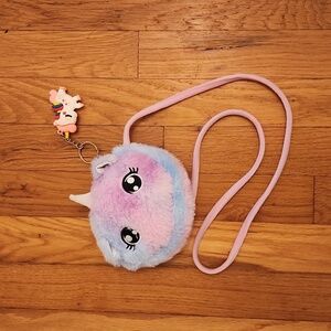 Plush Unicorn Purse